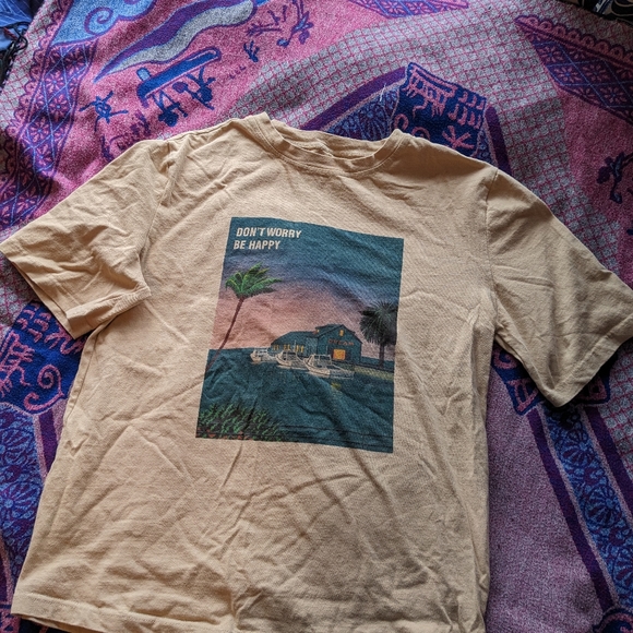 Don't Worry be Happy shirt - Picture 2 of 2